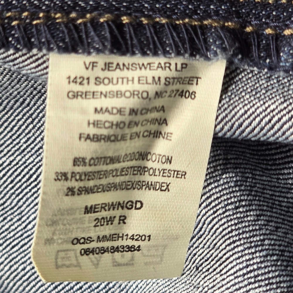 Merona Bootcut Jeans Dark‎ Wash Stretch Classic Mid Rise Women 20W - Picture 5 of 8